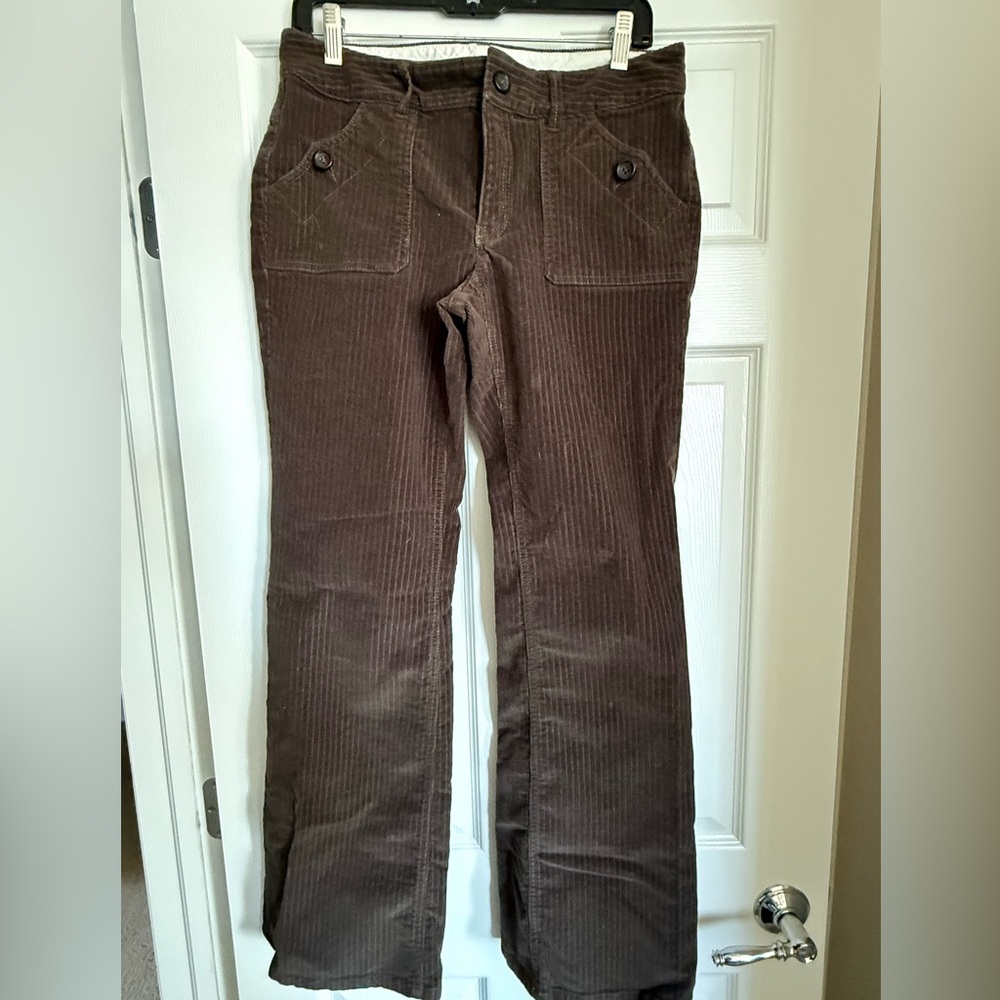 Brown Corduroy Banana Republic stretch pants 6